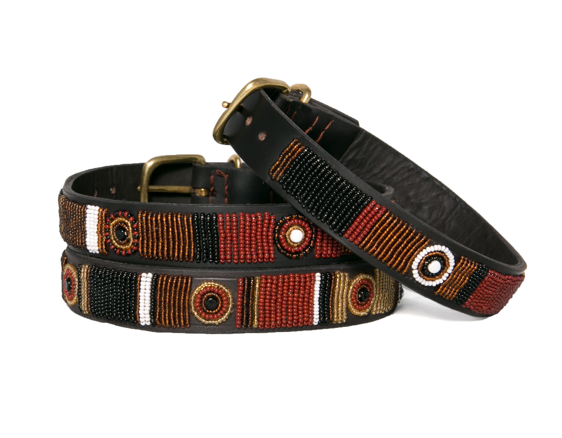 &quot;Topi&quot; Beaded Dog Collar | The Kenyan Collection - Mountain Shiba